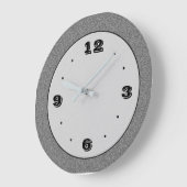 Grauer Steineffekt mit Black> schlichten Uhren (Winkel)