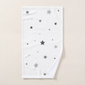 Grauer Stern-Entwurf Badhandtuch Set (Handtuch)