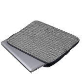 Grauer Stil Laptopschutzhülle (Vorne Knopf)