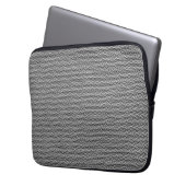 Grauer Stil Laptopschutzhülle (Vorderseite Links)