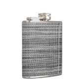 Grauer Stoffkolben Flachmann (Rechts)