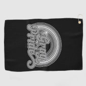 Grauer Stolz (Senior) Golfhandtuch (Horizontal)