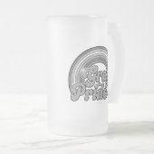 Grauer Stolz (Senior) Mattglas Bierglas (VorderseiteRechts)