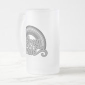 Grauer Stolz (Senior) Mattglas Bierglas (Vorderseite Links)