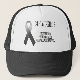 Grauer Stolz Truckerkappe