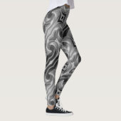 Grauer Strudel Leggings (Rechts)