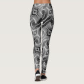 Grauer Strudel Leggings (Rückseite)