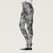 Grauer Strudel Leggings (Links)
