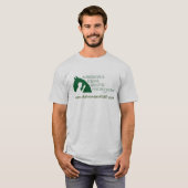 Grauer T - Shirt mit Adk EAP Logo (Vorne ganz)