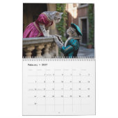 Grauer Tabby-Kalender Kalender (Feb 2027)