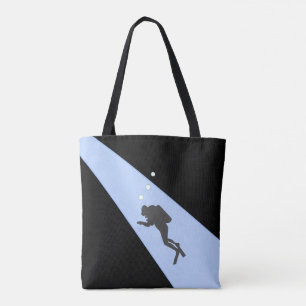 Grauer Taucher Tasche