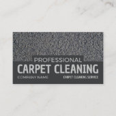 Grauer Teppichboden, Teppichreiniger, Reinigungsse Visitenkarte (Vorderseite)