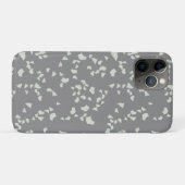 Grauer Terrazzo Minimal modern Case-Mate iPhone Hülle (Rückseite (Horizontal))