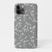 Grauer Terrazzo Minimal modern Case-Mate iPhone Hülle (Rückseite)