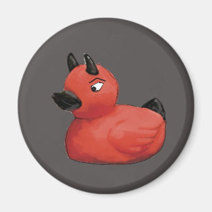 Grauer Teufel-Enten-Magnet Magnet