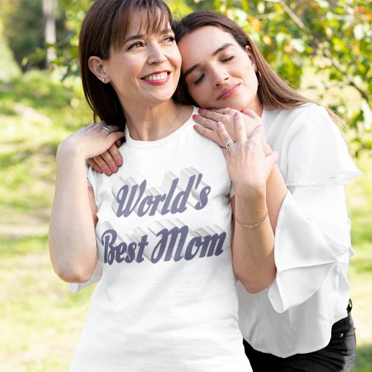 Grauer Text der besten Mama T-Shirt