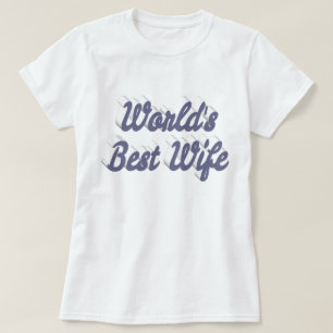 Grauer Text der Ehefrau T-Shirt