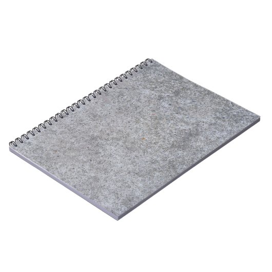 Grauer Texturstein Notizblock (Linke Seite)