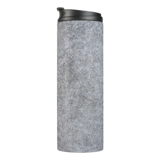 Grauer Texturstein Thermosbecher (Nach rechts gedreht)