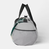 Grauer Trend für kleine Duffel Abstraktes Grünes G Duffle Bag (Rechts)