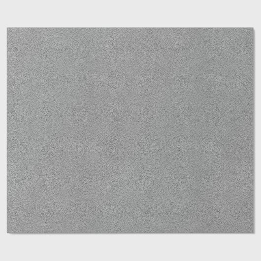 Grauer Ultrasuede Blick Geschenkpapier (Flach)