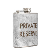 Grauer und brauner Granitkolben für Privateigentum Flachmann (Rechts)