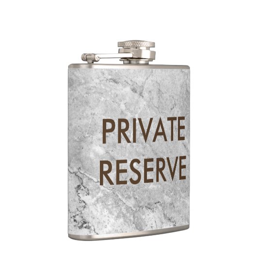 Grauer und brauner Granitkolben für Privateigentum Flachmann (Rechts)