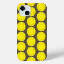 Grauer und gelber Druck, iPhone Case-Mate