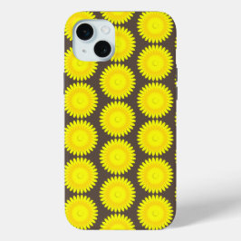 Grauer und gelber Druck, iPhone Case-Mate Hülle