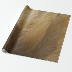 Grauer und gelber Stein Geschenkpapier