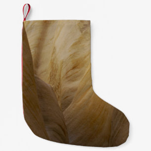 Grauer und gelber Stein Kleiner Weihnachtsstrumpf