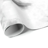 Grauer und glatter grauer Marmorstein Geschenkpapier (Rolleneckpunkt)
