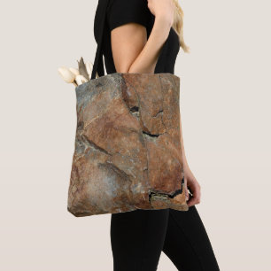 Grauer und goldener Granitfels Natur  Tasche