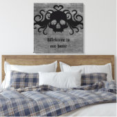 Grauer und schwarzer Gauthändler Leinwanddruck (Insitu (Schlafzimmer))