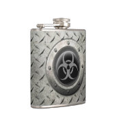 Grauer und schwarzer industrieller flachmann (Rechts)