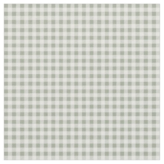 Grauer und weißer Gingham kariert Stoff (Nahaufnahme)