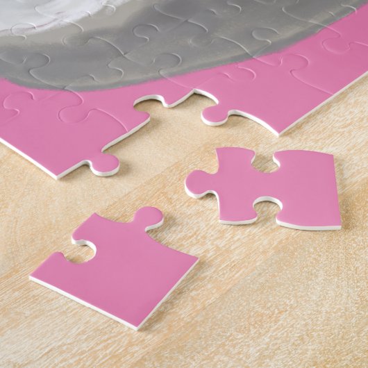 Grauer und weißer Hamster Puzzle (Seite)