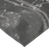 Grauer und weißer Marmor und abstrakt silber Tischdecke (Schrägansicht)