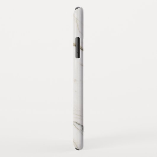 Grauer und weißer Marmorstein Case-Mate iPhone Hülle (Hinten/Rechts)