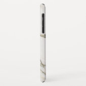 Grauer und weißer Marmorstein Case-Mate iPhone Hülle (Hinten/Links)