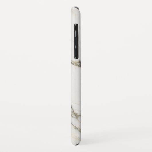 Grauer und weißer Marmorstein Case-Mate iPhone Hülle (Hinten/Links)