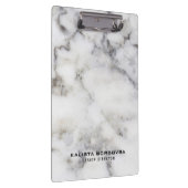 Grauer und weißer Marmorstein Klemmbrett (Rechts)