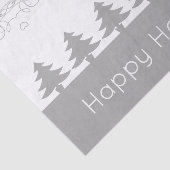 Grauer und weißer Urlaubsdesigner Seidenpapier (Ausschnitt)