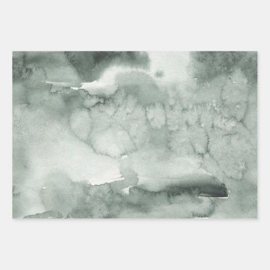 Grauer und weißer Winter Geschenkpapier Set (Vorderseite 2)