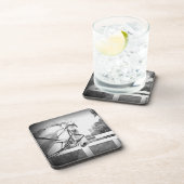 Grauer Untersetzer (Rechte Seite)