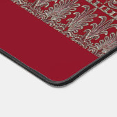 Grauer Viktorianischer Ziermaron Schreibtischunterlage (Ecke)