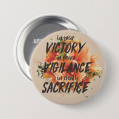 Grauer Wärter Motto Button (Vorne & Hinten)