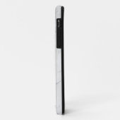 Grauer weißer Marmor Case-Mate Tough Apple iPhone Hülle (Hinten/Links)