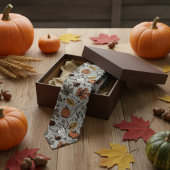 Grauer Western Bull Skull Country Krawatte