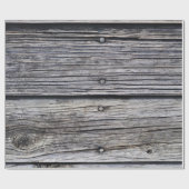 Grauer Witterungseinschlag Geschenkpapier (Flach)